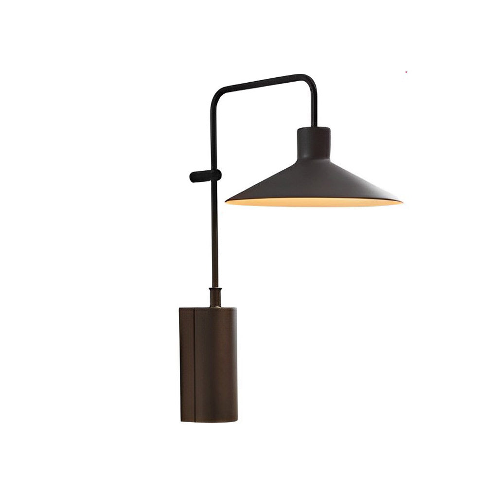 Modern Gooseneck Wall Lamp - Long Arm Outdoor Metal Light