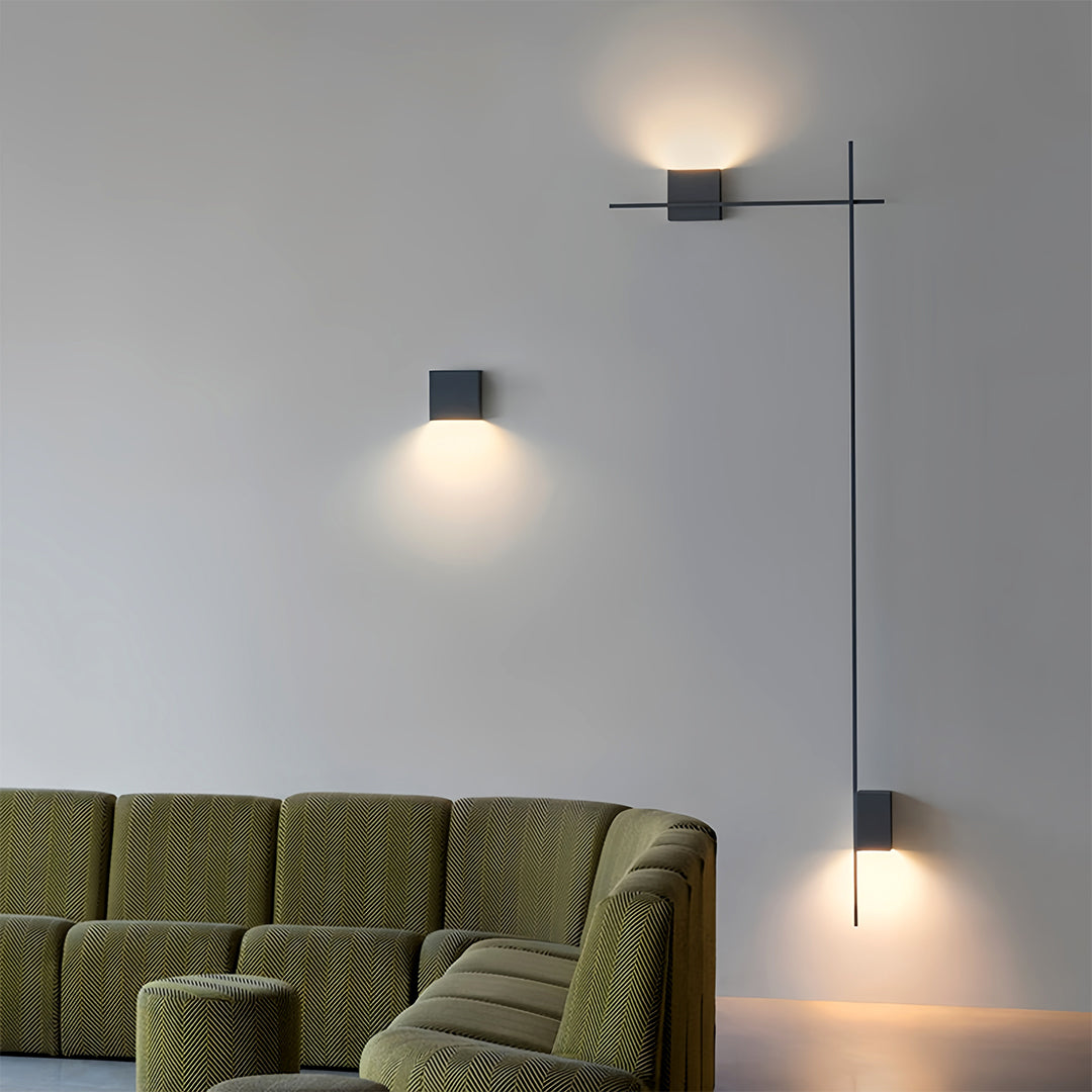 Modern Minimalist Rectangular Wall Lamp Set - Elegant Decor Lighting