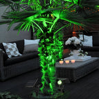 Adjustable Waterproof Solar LED RGB Tree Spotlight with Ground Spike