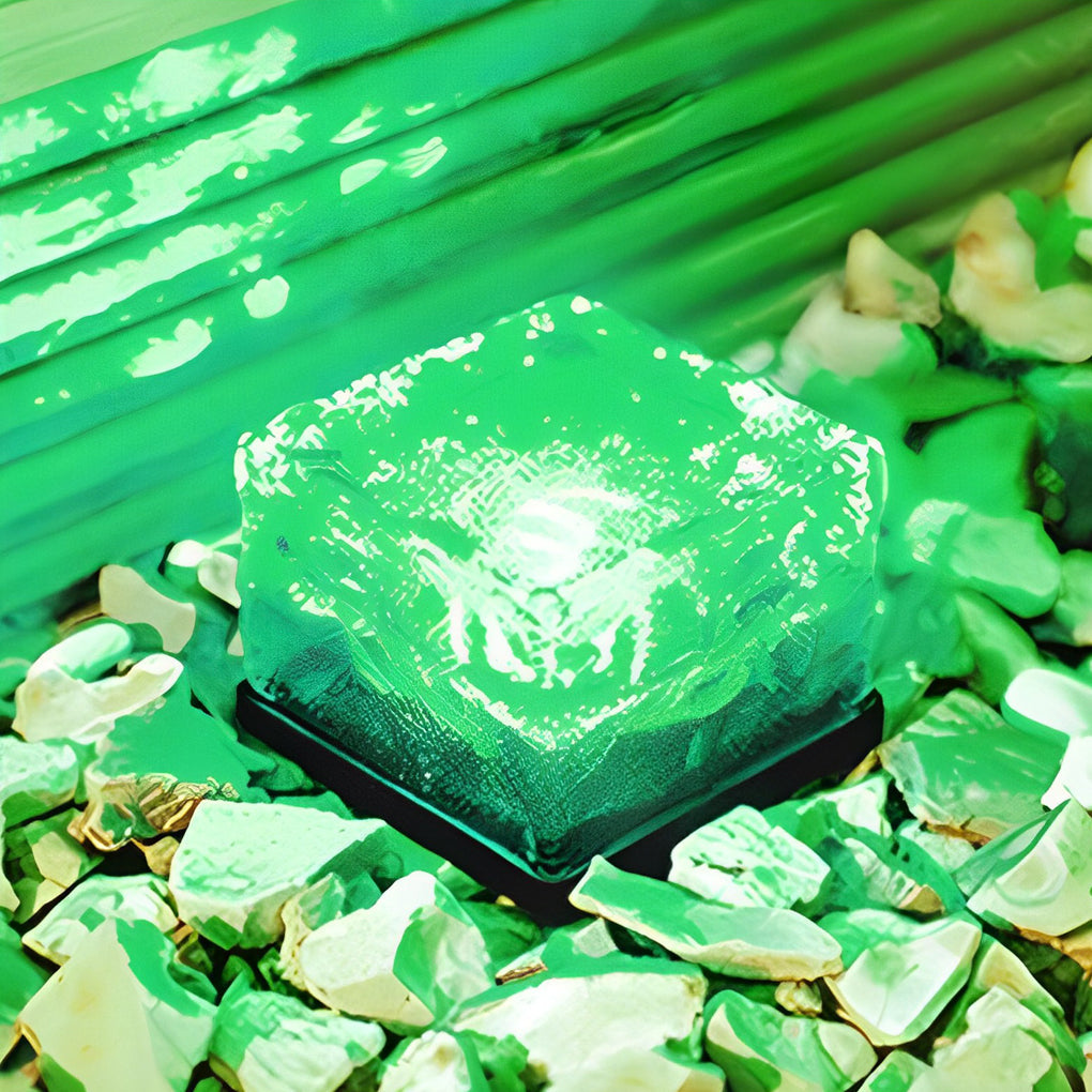 Modern Solar Outdoor Ice Cube Step Lights