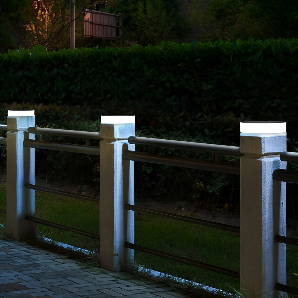 Elegant LED Disc Solar Ground Lights for Landscape Decor
