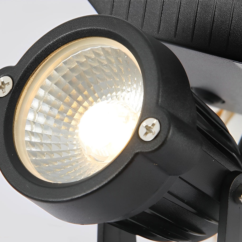 Adjustable Waterproof Solar LED RGB Tree Spotlight with Ground Spike