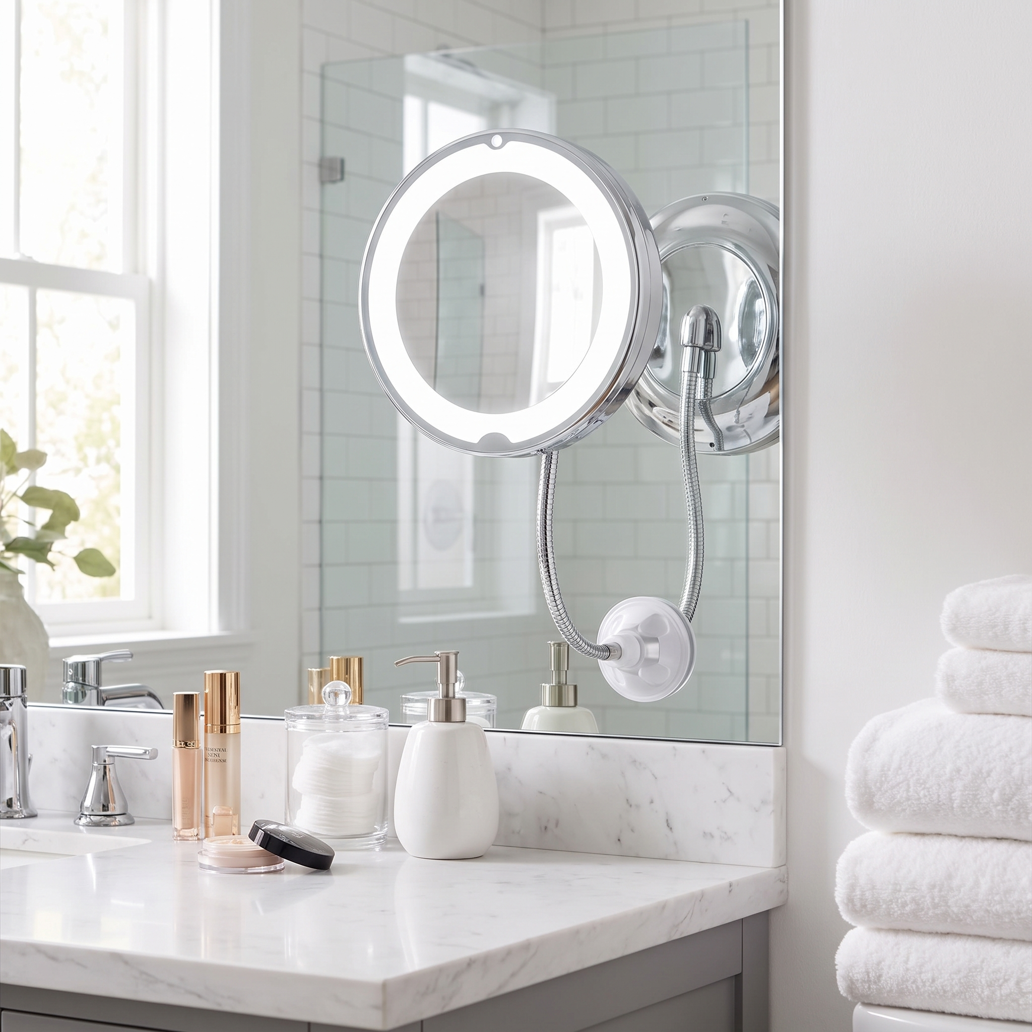 GlowView 10X LED Magnifying Mirror