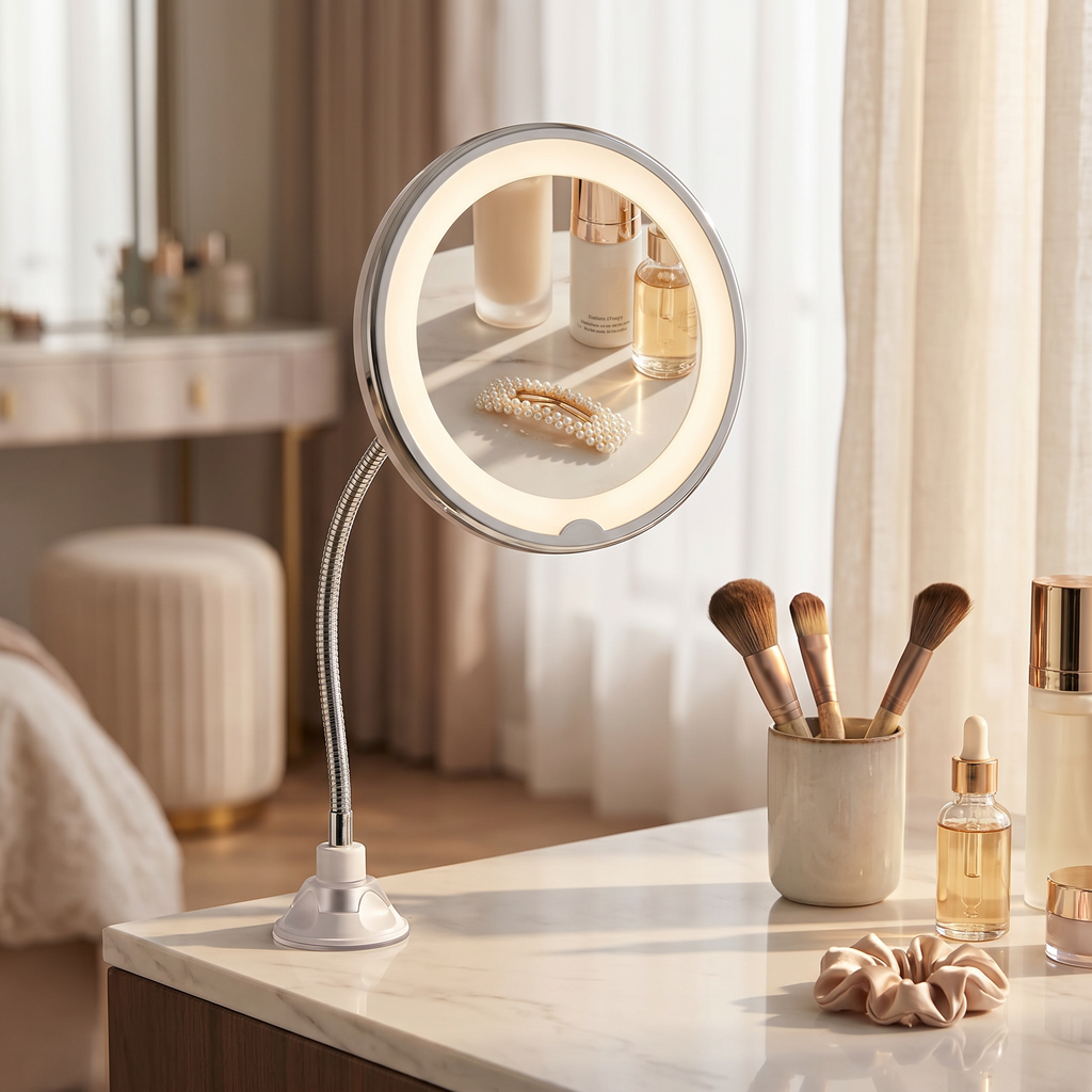 GlowView 10X LED Magnifying Mirror