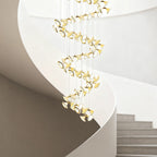 Luxury Tulip Flower Ceramic Chandelier - Elegant Ceiling Light