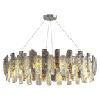 Modern Crystal Ceiling Light with Eye Protection