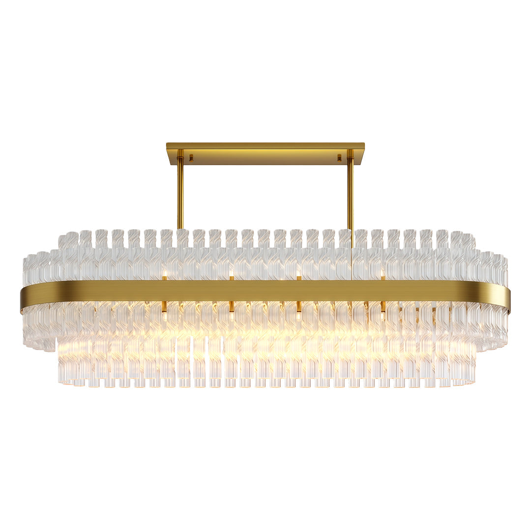 Luxury Copper Industrial Modern Chandelier Ceiling Light