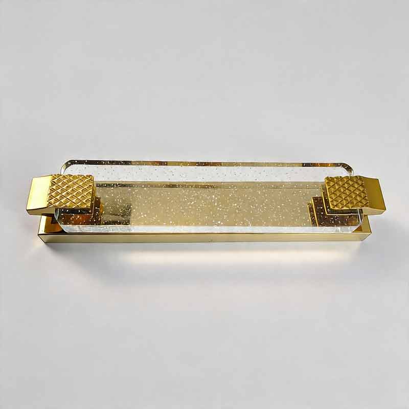 Modern LED Linear Crystal Wall Light for Living Room