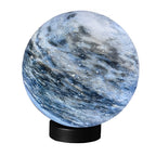 Modern Globe Pillar Light - Stylish Planetary Design for Fencing