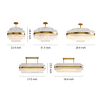 Luxury Copper Industrial Modern Chandelier Ceiling Light