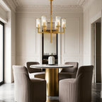 Modern Minimalist Glass Island Chandelier - Luxury Ceiling Light