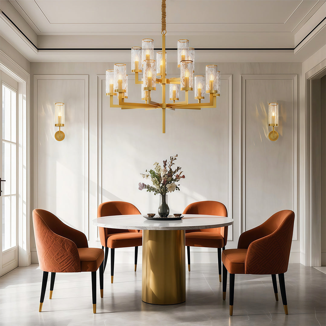 Modern Minimalist Glass Island Chandelier - Luxury Ceiling Light