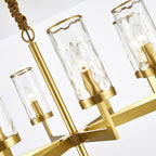 Modern Minimalist Glass Island Chandelier - Luxury Ceiling Light