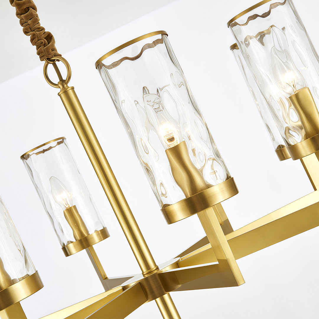 Modern Minimalist Glass Island Chandelier - Luxury Ceiling Light