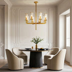 Modern Minimalist Glass Island Chandelier - Luxury Ceiling Light