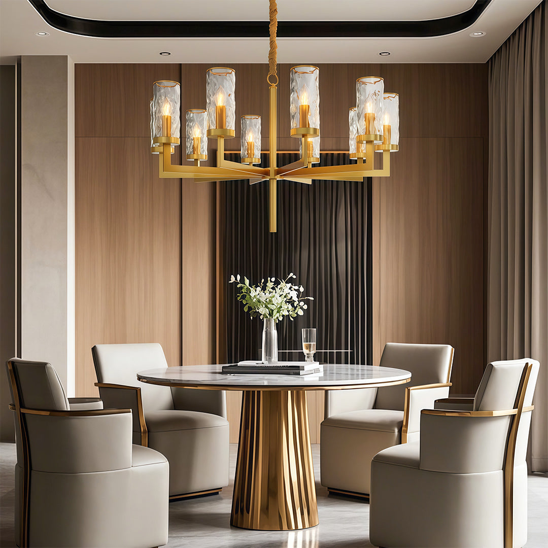 Modern Minimalist Glass Island Chandelier - Luxury Ceiling Light