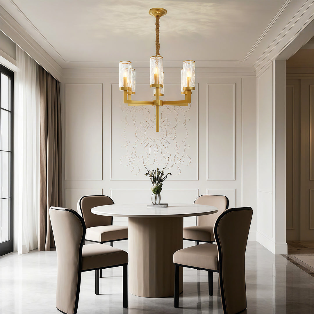 Modern Minimalist Glass Island Chandelier - Luxury Ceiling Light