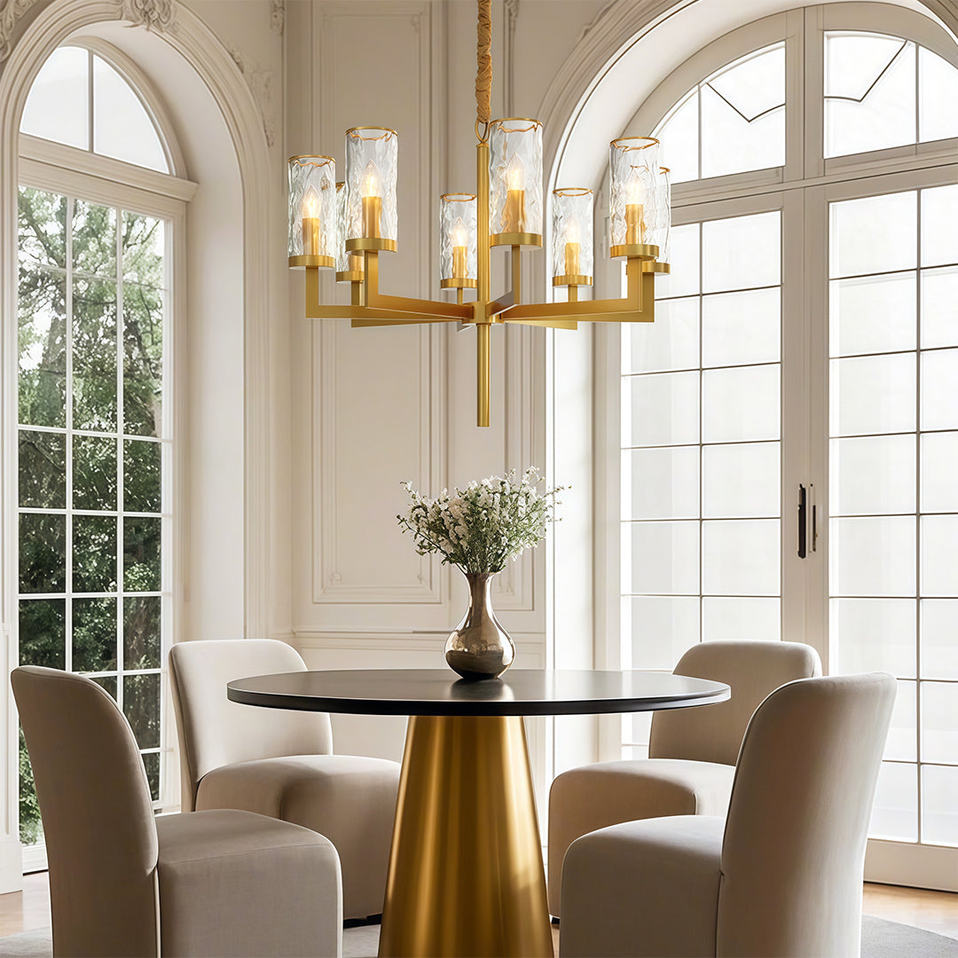Modern Minimalist Glass Island Chandelier - Luxury Ceiling Light