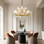 Modern Minimalist Glass Island Chandelier - Luxury Ceiling Light