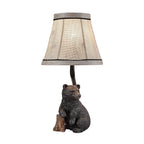 Elegant Bear Resin Table Lamp - European-Style Decorative Light