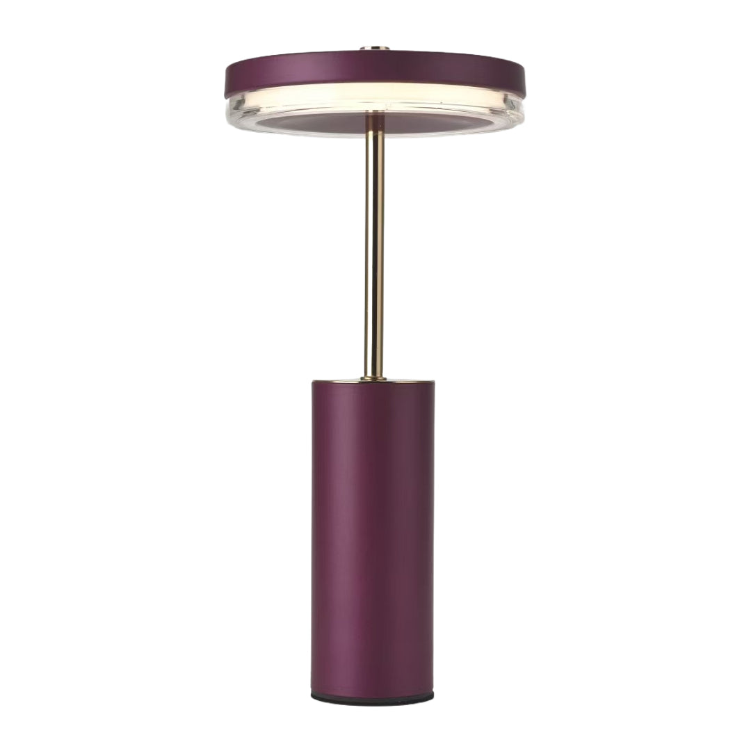 European Style Metal Cylinder Table Lamp - Decorative Lighting Accent