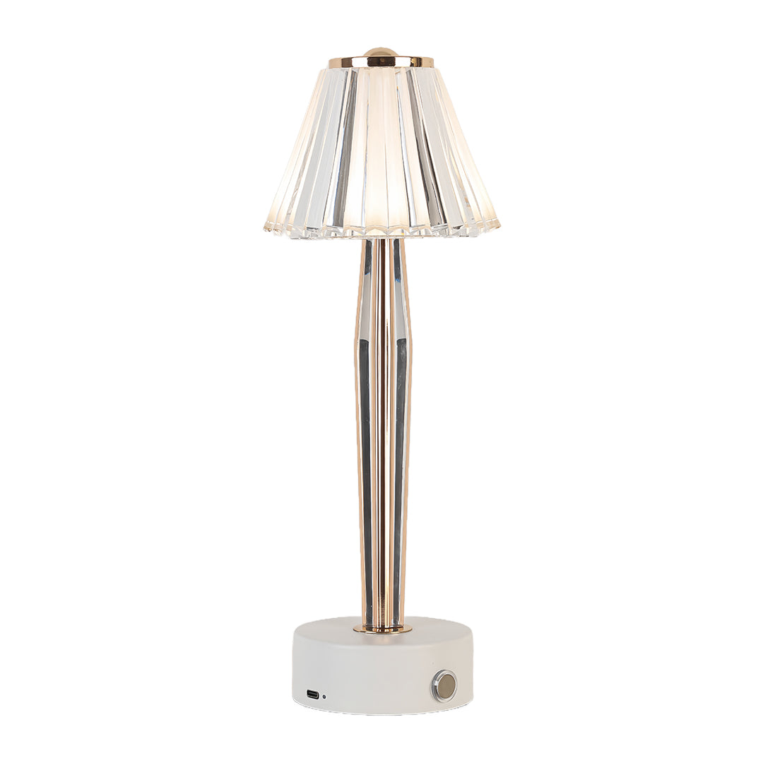 Premium Touch Control Table Lamp with Iron Base and Acrylic Shade