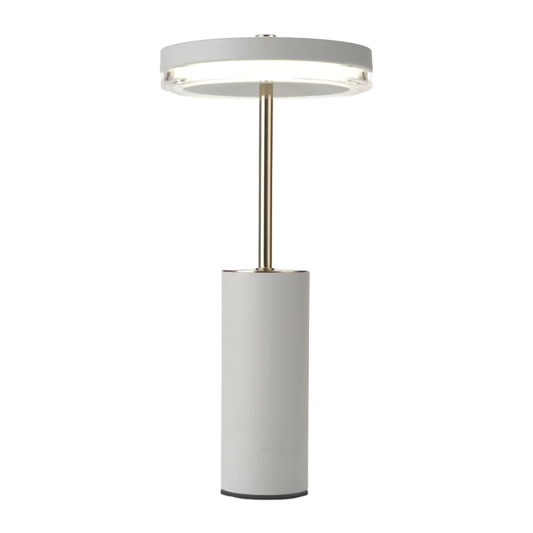 European Style Metal Cylinder Table Lamp - Decorative Lighting Accent