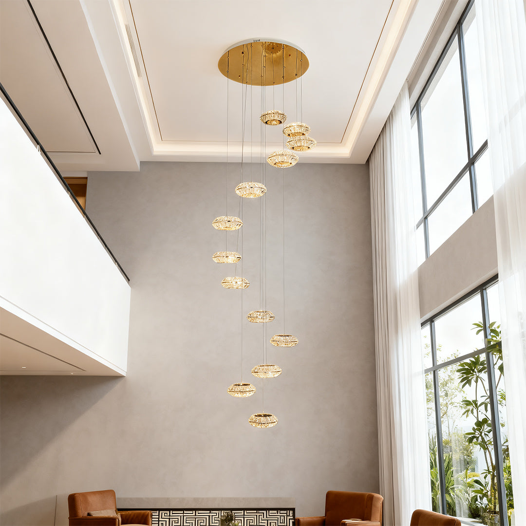 Luxury Italian Chandeliers for Duplex Ceilings
