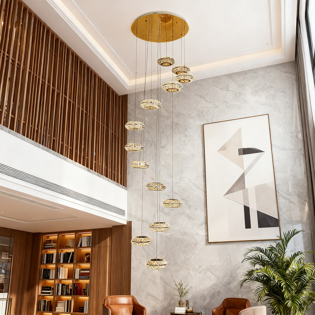 Luxury Italian Chandeliers for Duplex Ceilings