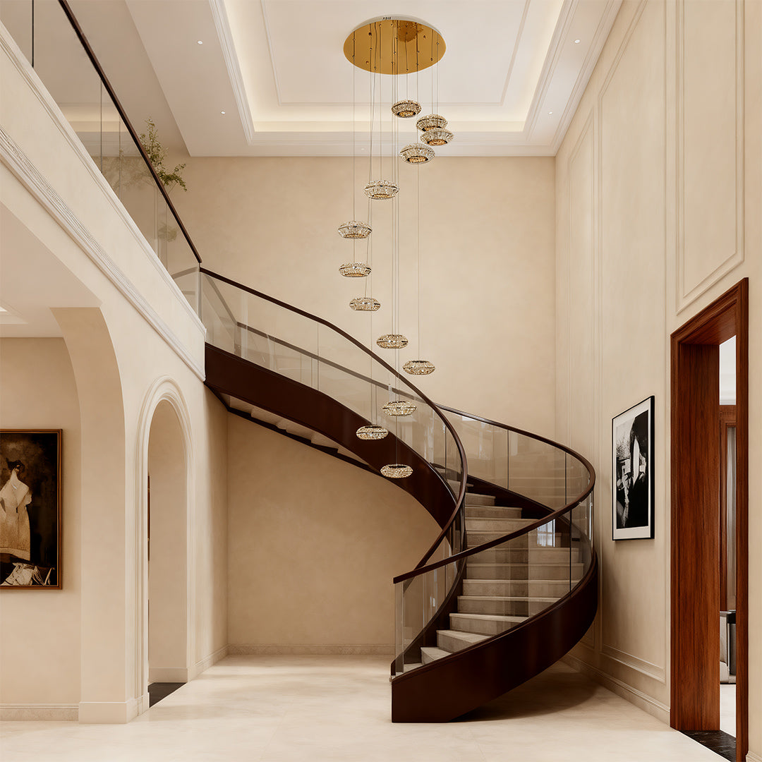 Luxury Italian Chandeliers for Duplex Ceilings