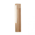 Premium Japanese LED Wall Light - Aluminum & Wood Bedside Lamp