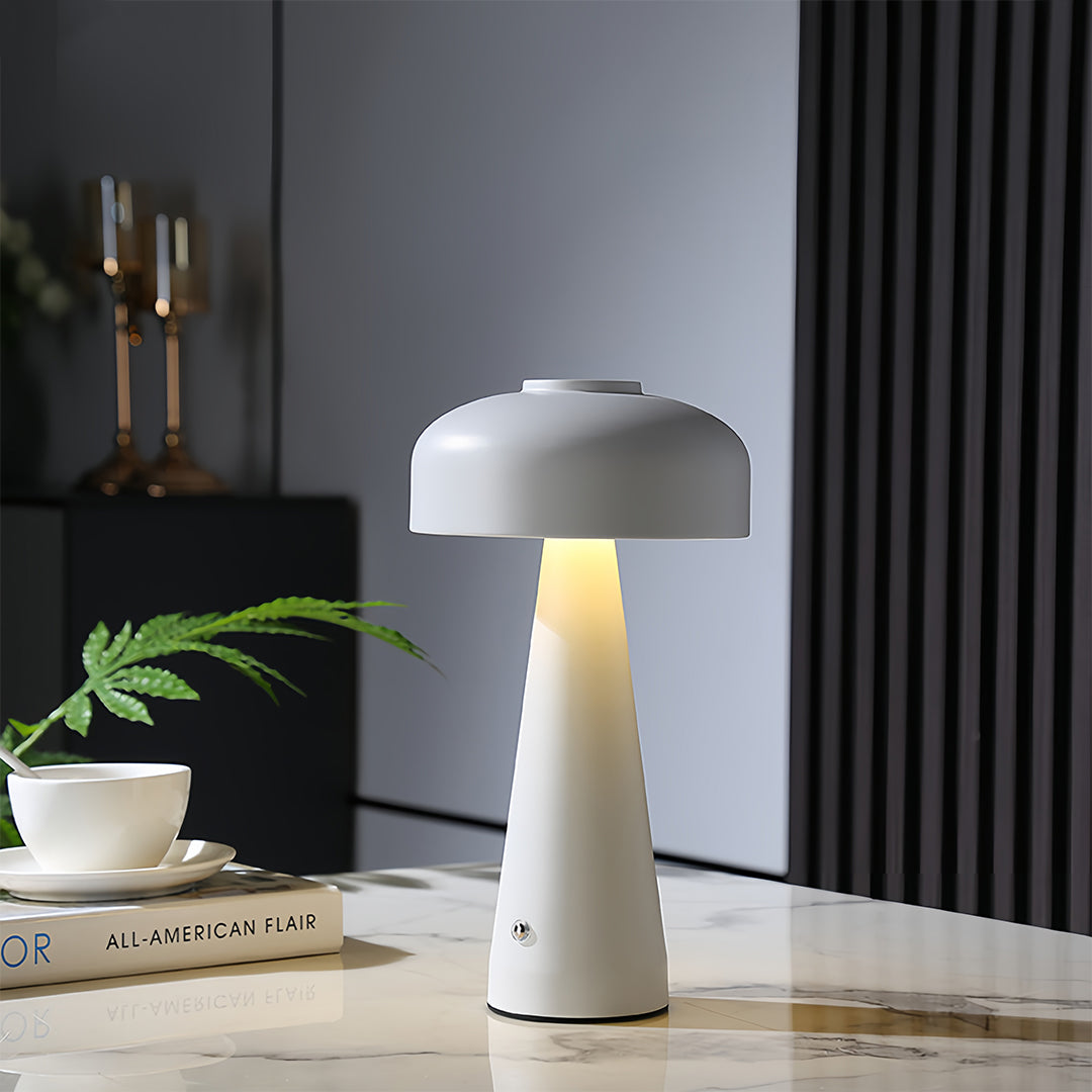 Dimmable Touch Control Portable LED Mushroom Table Lamp