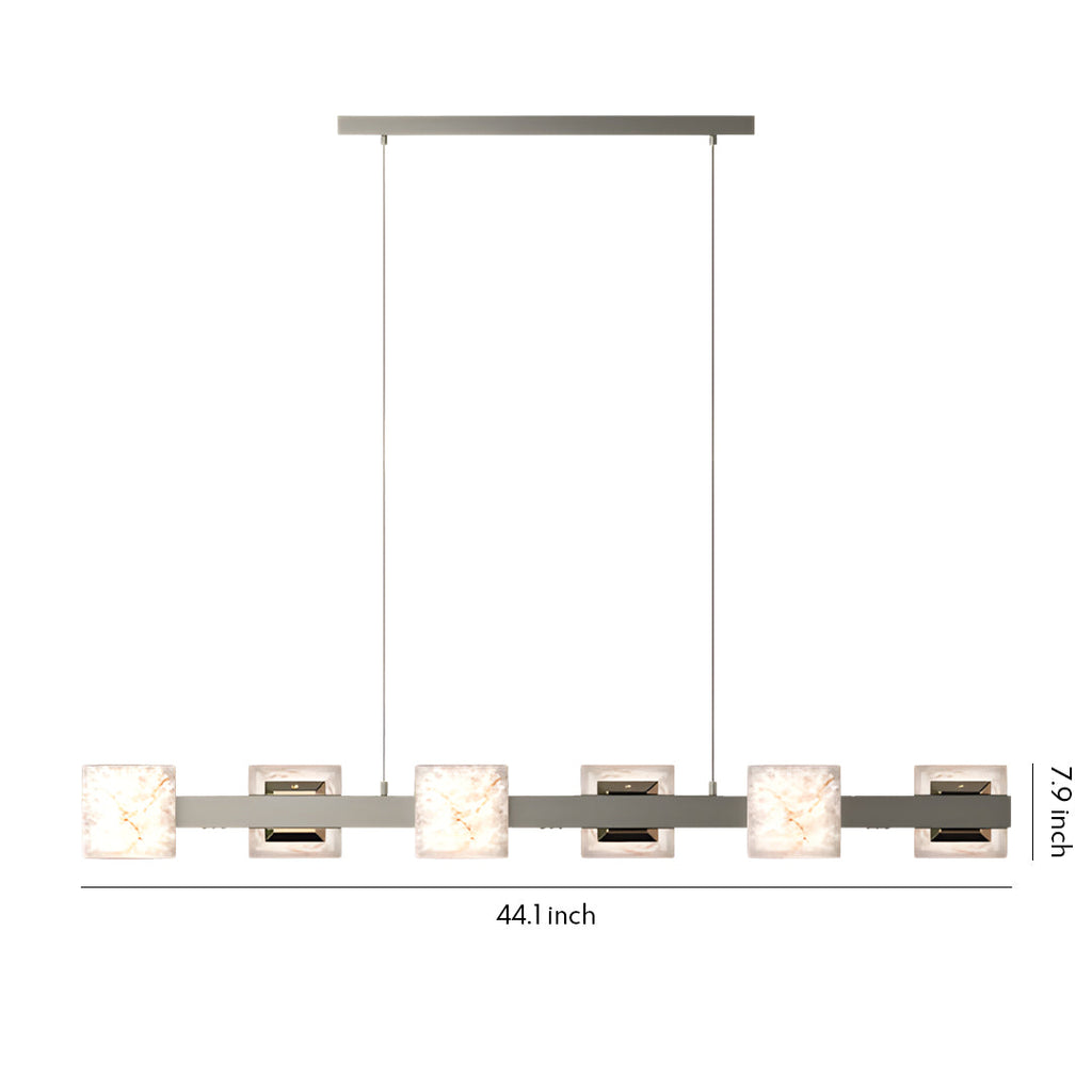 Modern Luxury Cloud Stone Chandelier for Kitchen Island