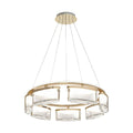Luxury Modern Crystal Chandelier Ceiling Light - Aluminum Design