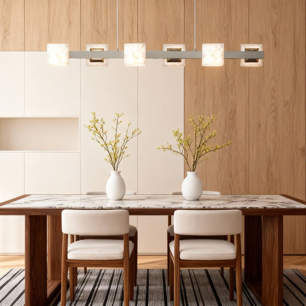 Modern Luxury Cloud Stone Chandelier for Kitchen Island