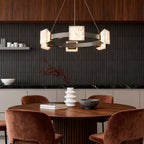 Modern Luxury Cloud Stone Chandelier for Kitchen Island