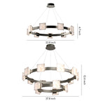 Modern Luxury Cloud Stone Chandelier for Kitchen Island