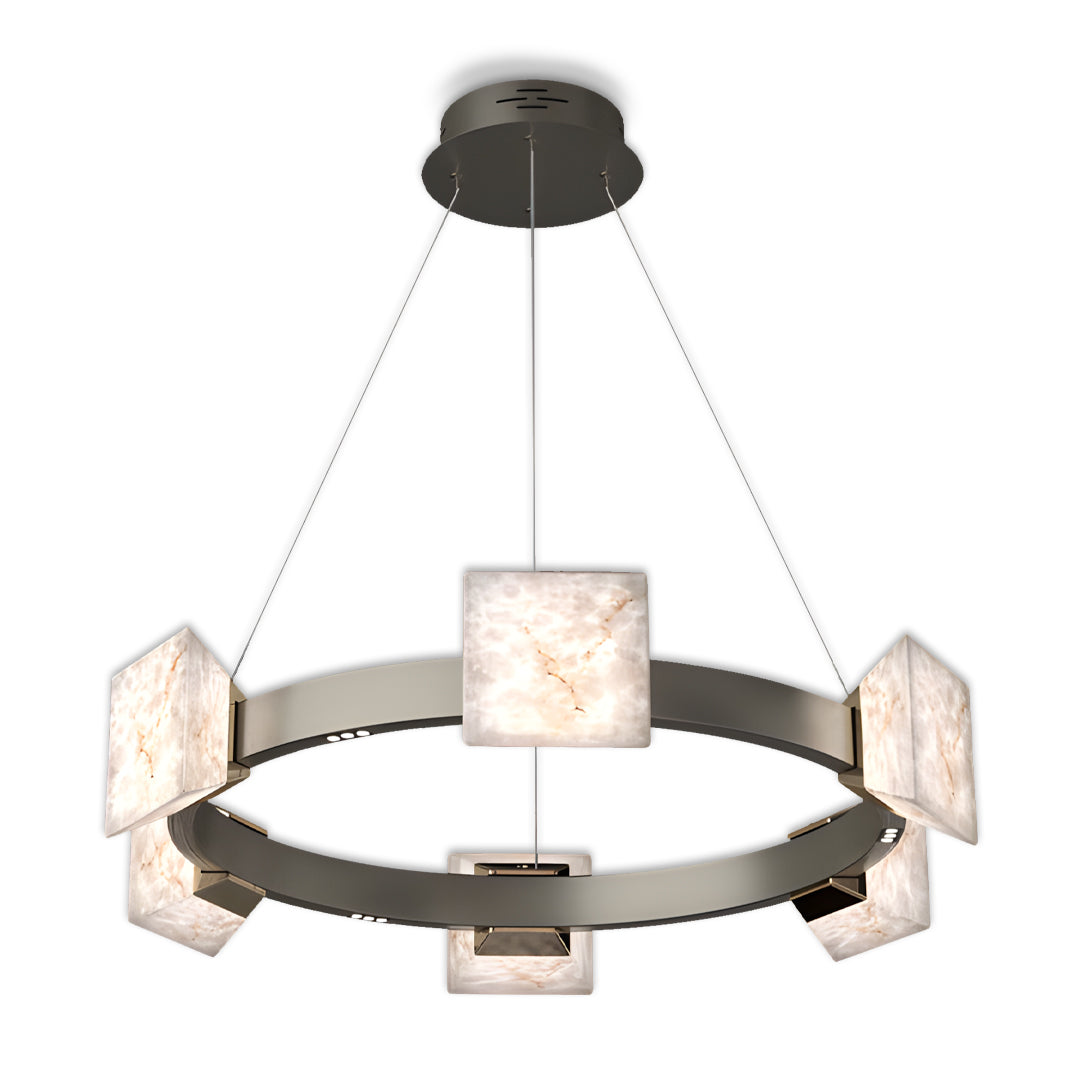 Modern Luxury Cloud Stone Chandelier for Kitchen Island