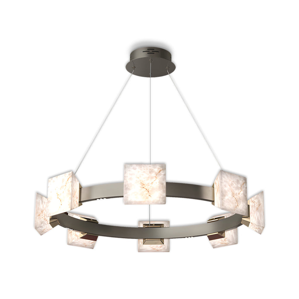 Modern Luxury Cloud Stone Chandelier for Kitchen Island