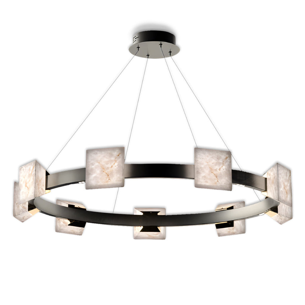 Modern Luxury Cloud Stone Chandelier for Kitchen Island