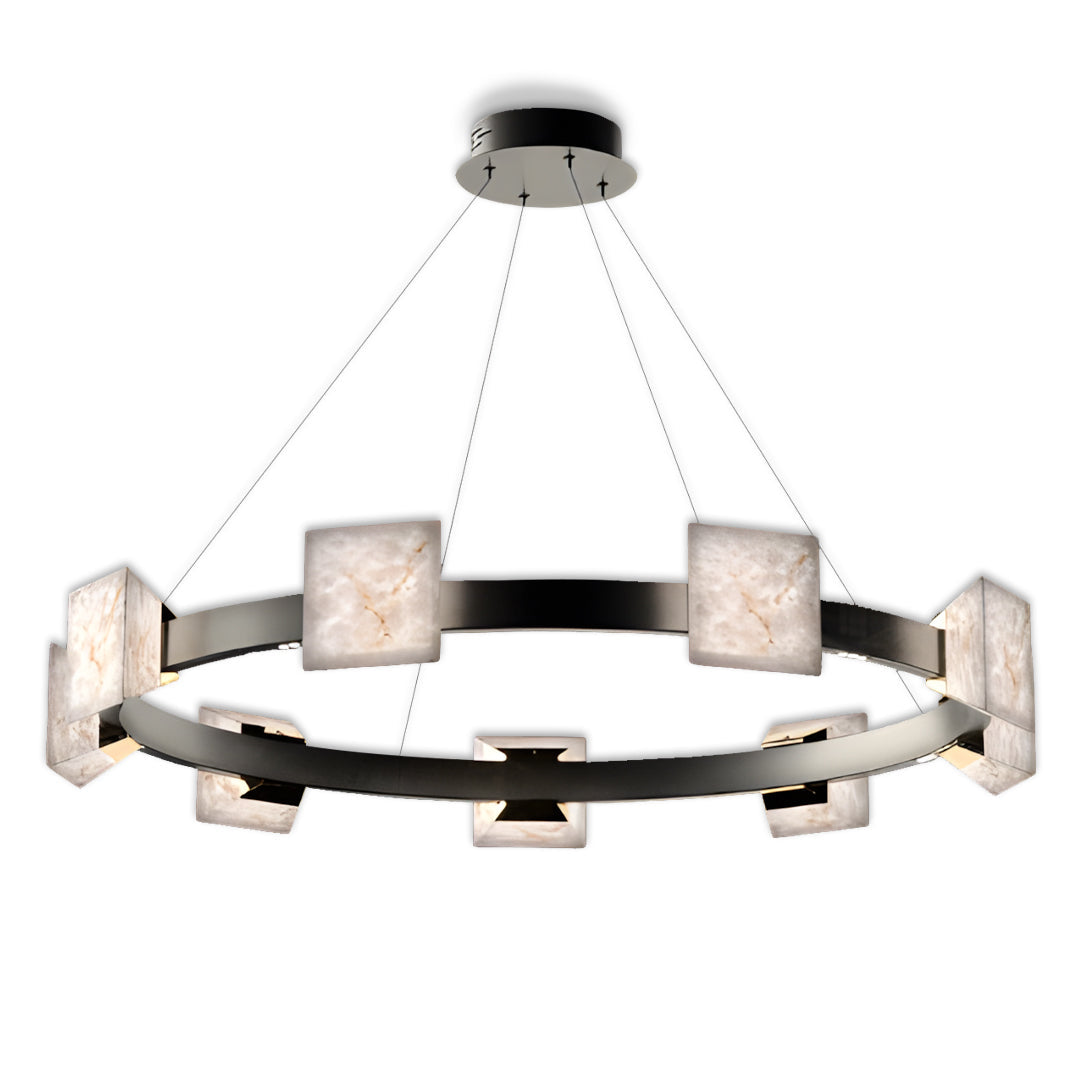 Modern Luxury Cloud Stone Chandelier for Kitchen Island