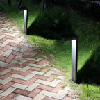 Modern L-Shaped Metal Landscape Path Light for Outdoor Use