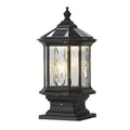 Vintage European Lantern Pillar Outdoor Light