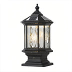 Vintage European Lantern Pillar Outdoor Light