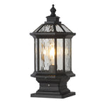 Vintage European Lantern Pillar Outdoor Light
