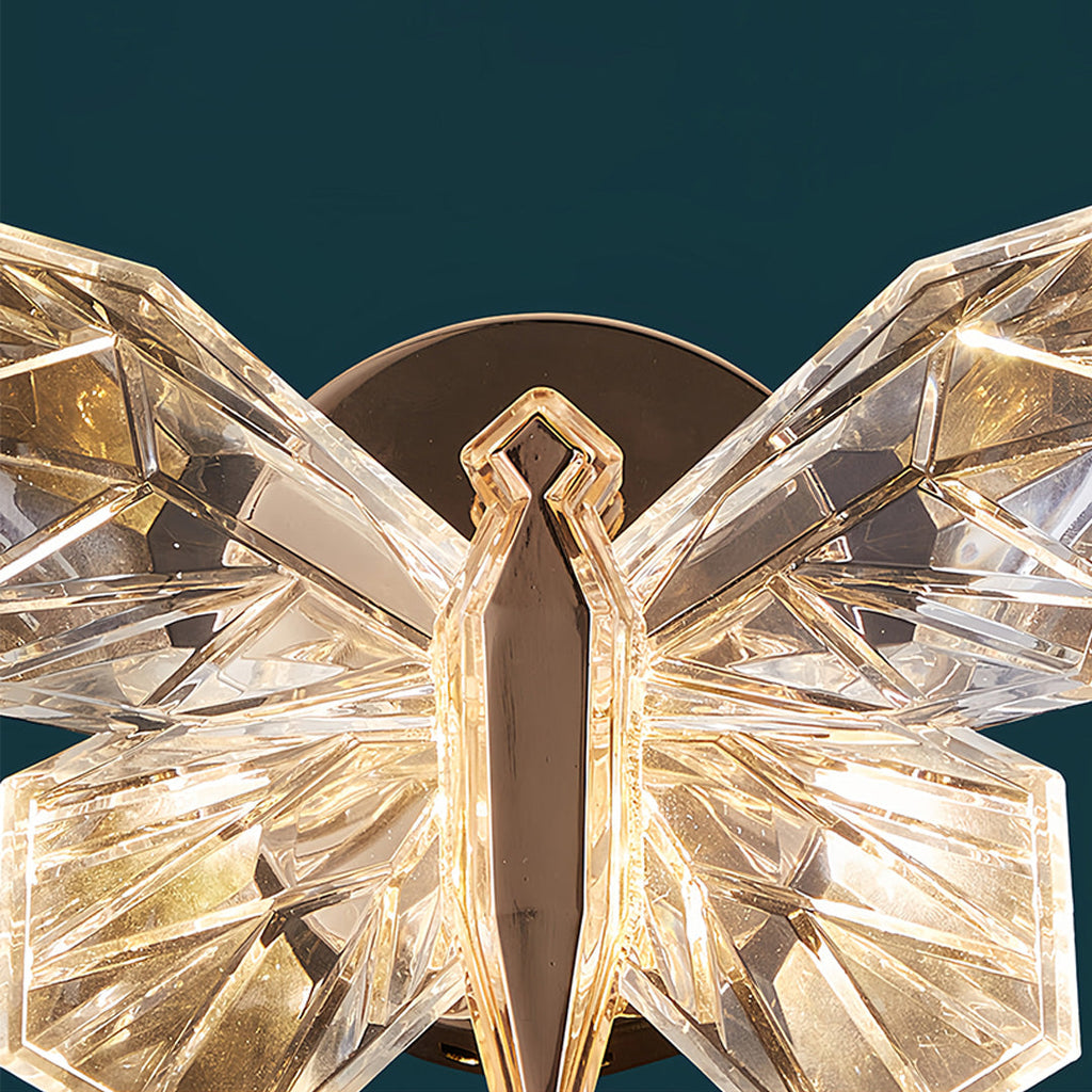 Elegant Butterfly Wall Sconce - Decorative Lighting Fixture