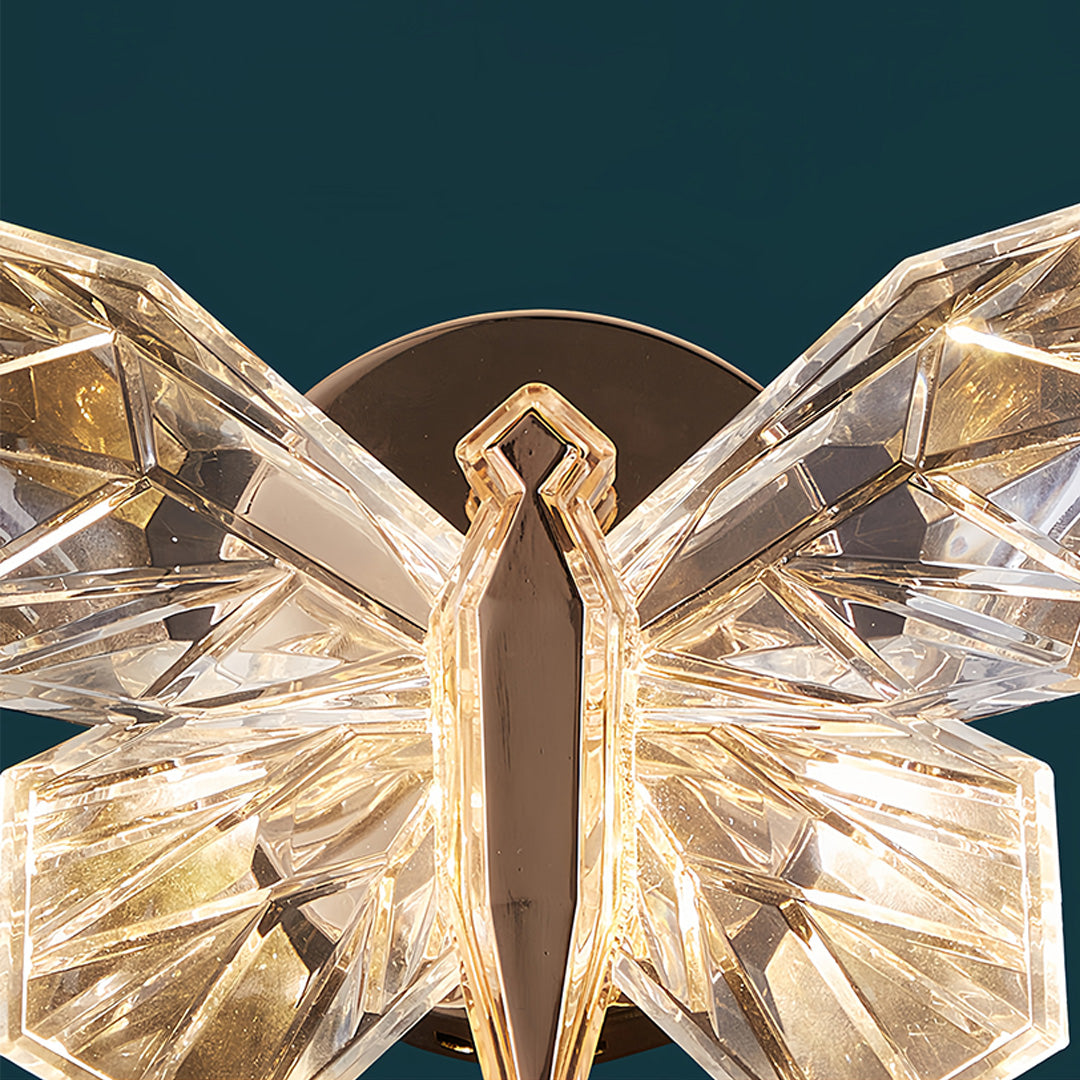 Elegant Butterfly Wall Sconce - Decorative Lighting Fixture