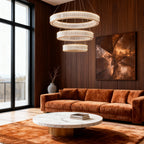 Luxury Large Crystal Circular Ceiling Chandelier