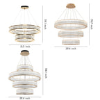 Luxury Large Crystal Circular Ceiling Chandelier
