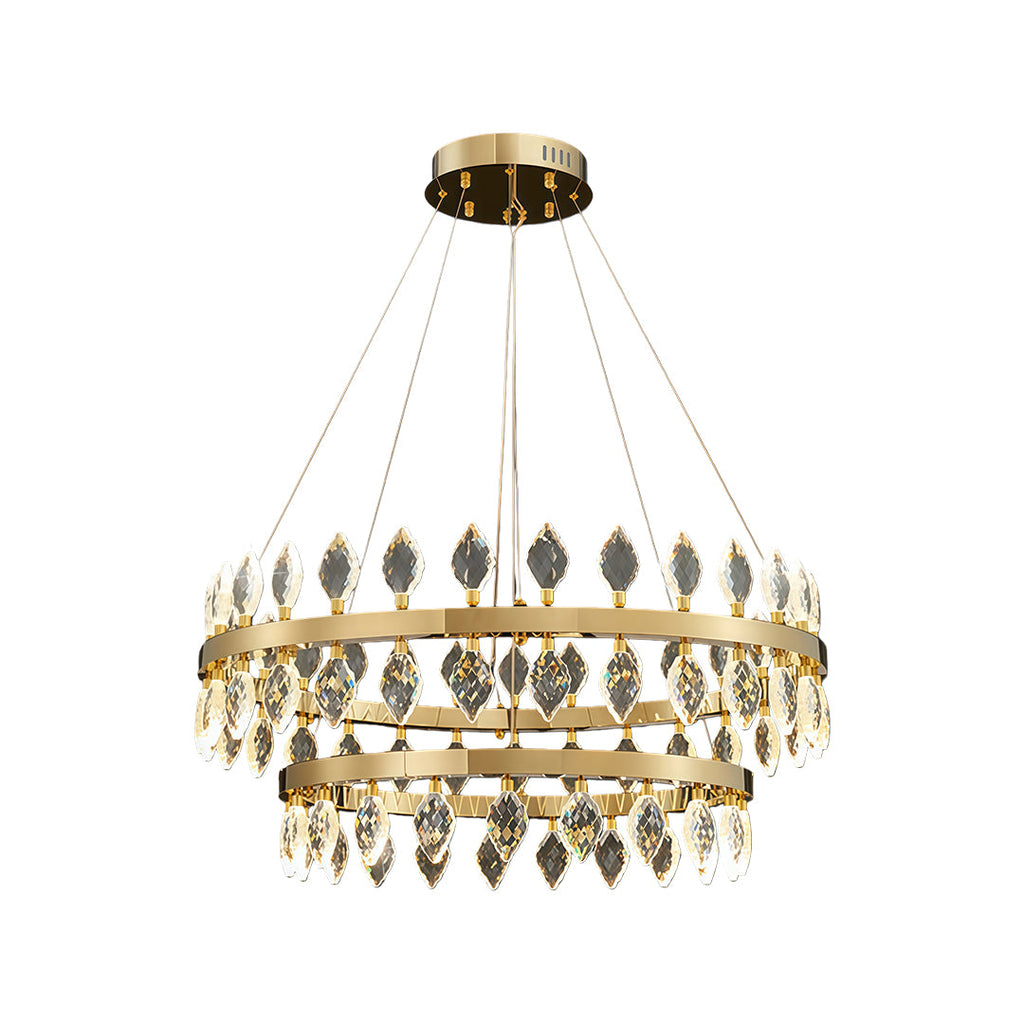 Italian Luxury Crystal Chandelier Ceiling Light
